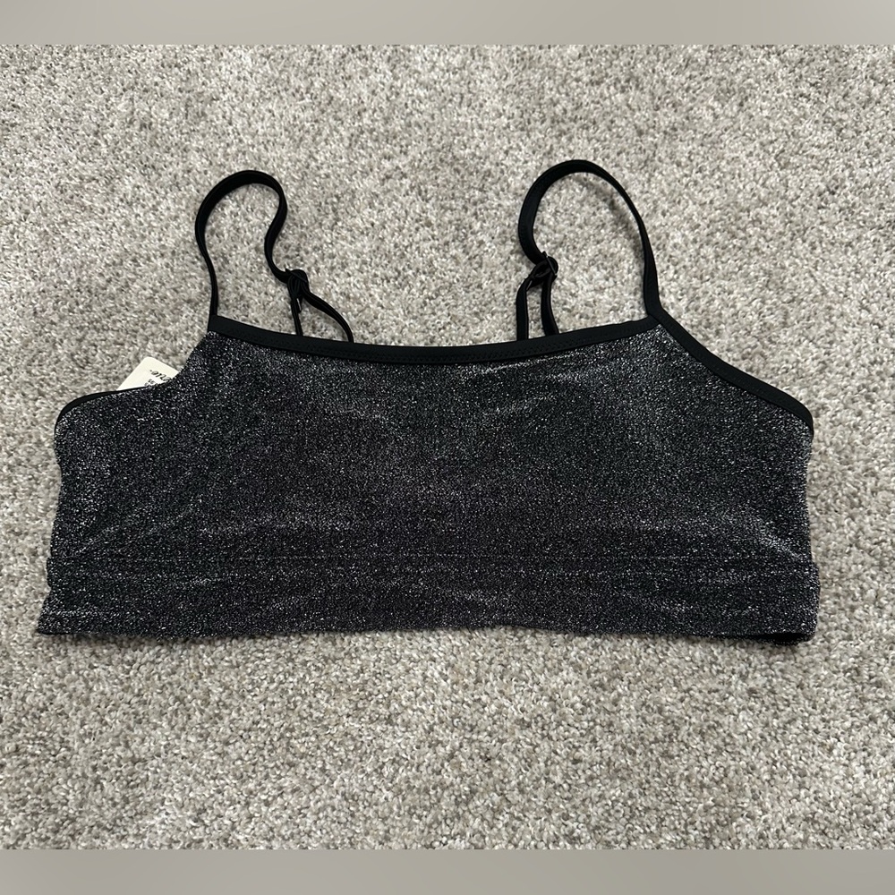 Aerie Shimmering Black Camisole